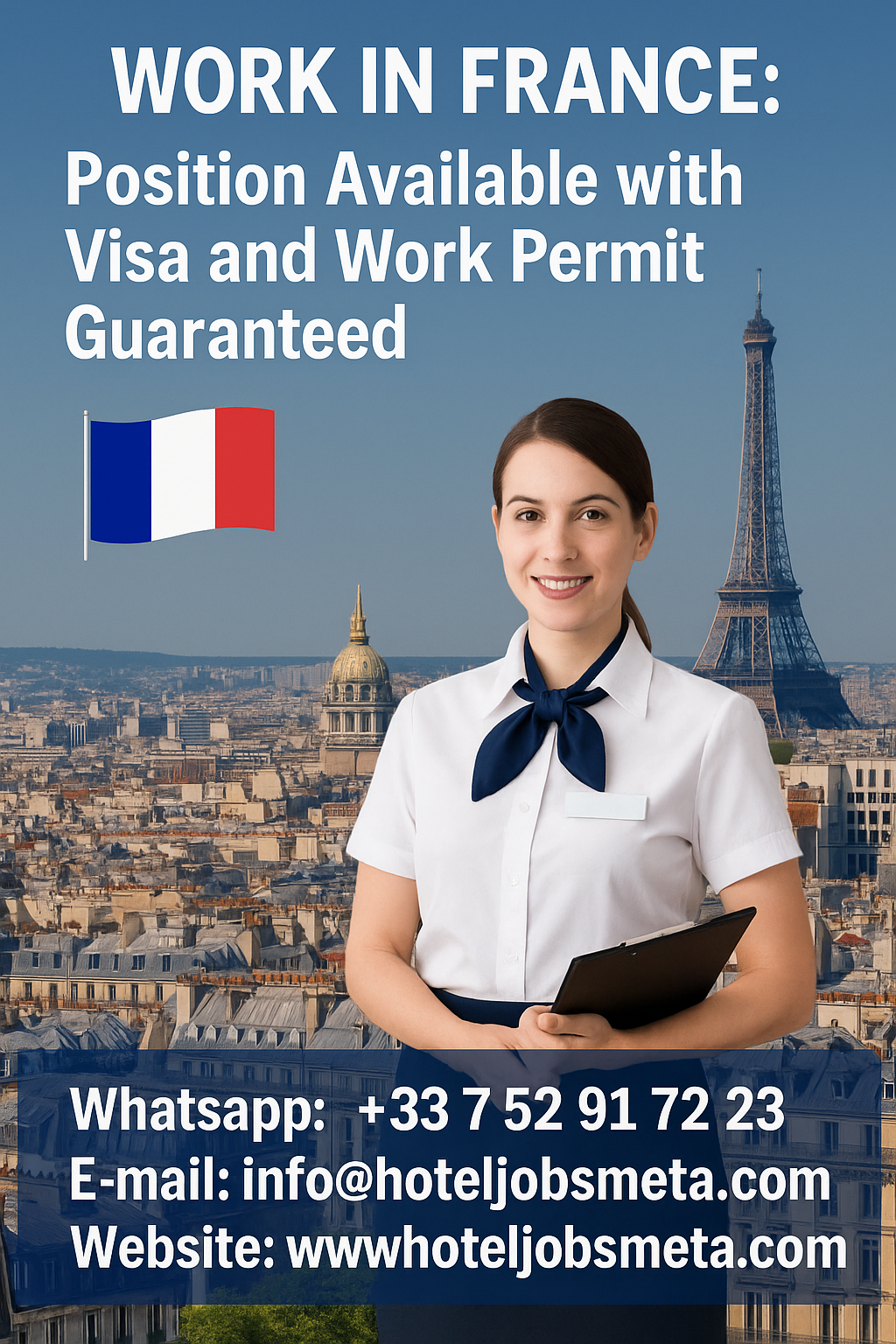 Послови у Француској за међународне кандидате – обезбеђене визе и дозволе.