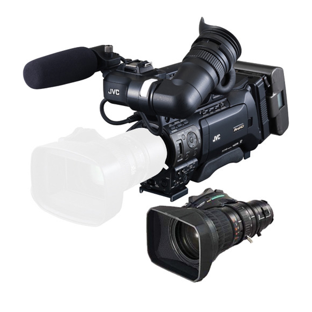 JVC GY-HM890 ProHD Shoulder Mount Camcorder with Fujinon XT17sx45BRMK1 Lens (INDOELECTRONIC)