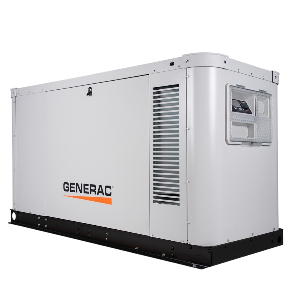 Generac Standby Generator, 40 kW | 208/240/480 V 3-Phase | CA-MA Emissions (INDOELECTRONIC)