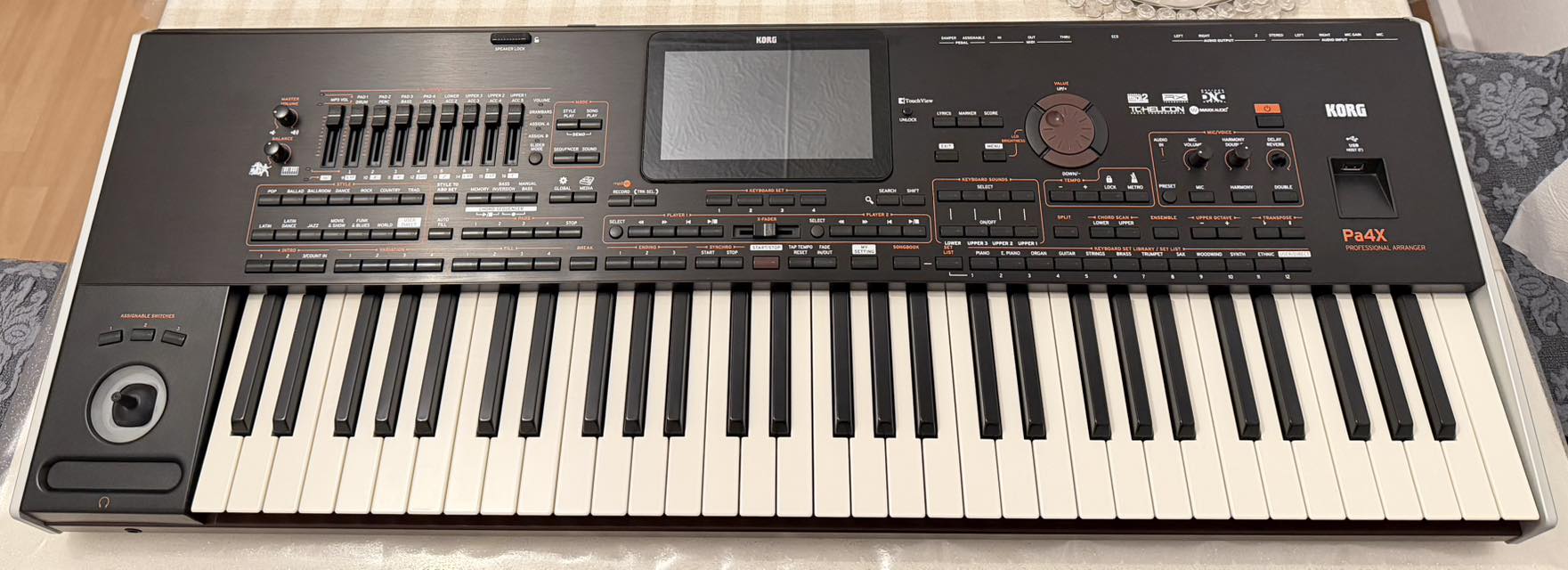 Korg Pa5X, Korg Pa4X, Korg Pa4X MG2, Korg NAUTILUS , Korg Pa1000 MG, Korg PA-1000, Yamaha Genos2 76-key, Yamaha PSR-SX920 , Yamaha MODX8+ , Yamaha Tyros5, Yamaha PSR-SX900, Yamaha MONTAGE M8X