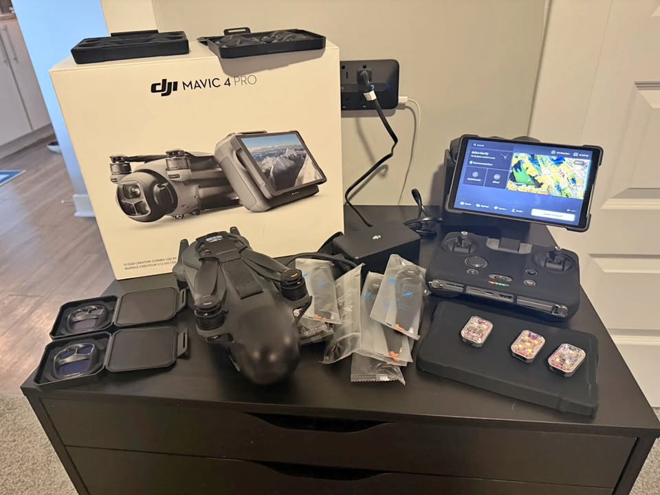 DJI Mavic 4 Pro, DJI Mavic 3 Pro, DJI Air 3S, DJI Air 3 , DJI Mini 5 Pro, DJI Lito X1,  DJI Neo 2, DJI Avata 2, DJI Flip, DJI Mini 4 Pro, DJI Mavic 3E, DJI Matrice 4E, DJI Matrice 4T drones