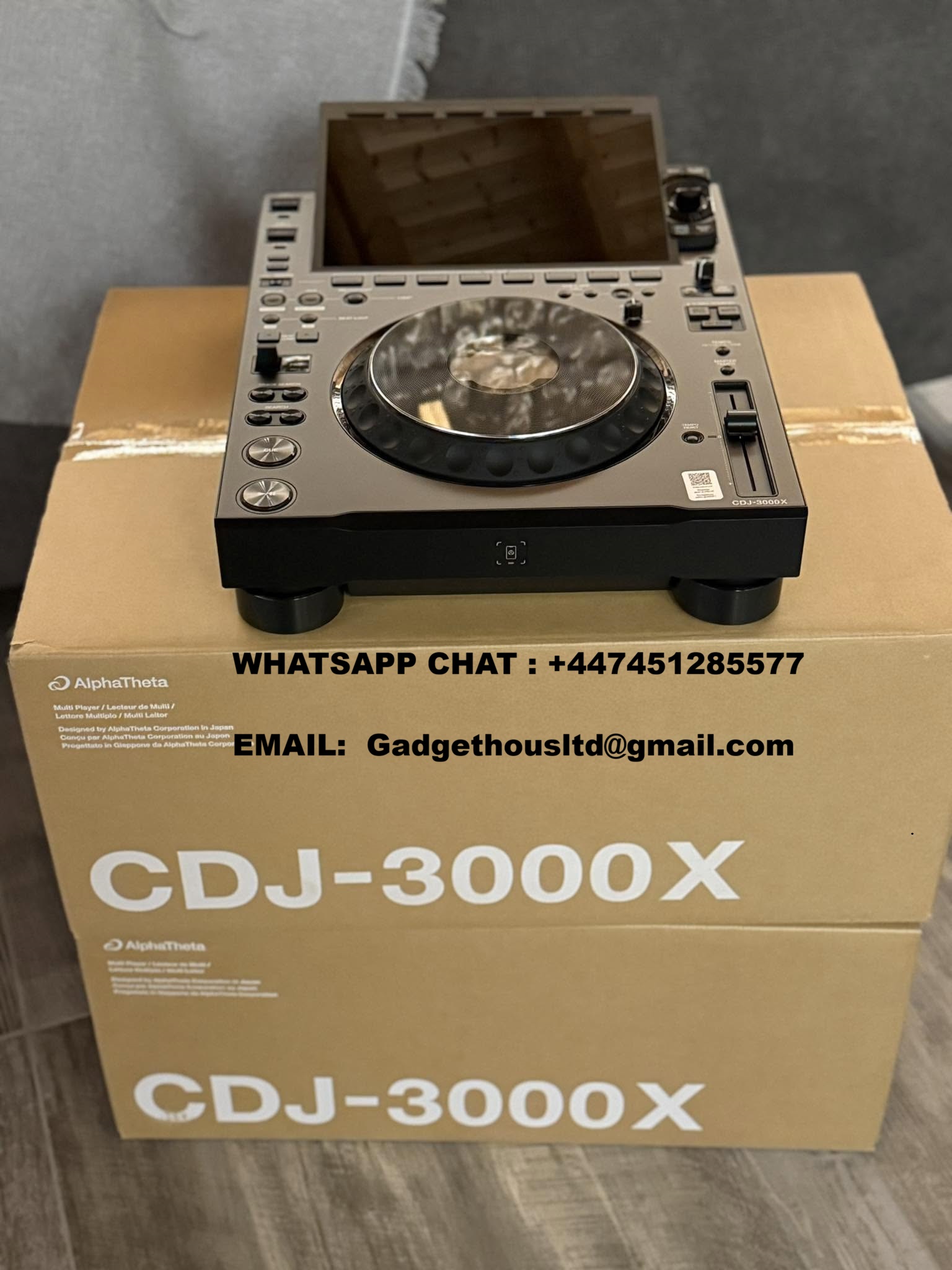 Pioneer DJ OPUS-QUAD, Pioneer DJ XDJ-RX3, Pioneer XDJ-XZ, Pioneer DJ DDJ-FLX10, AlphaTheta XDJ-AZ, AlphaTheta OMNIS-DUO,  AlphaTheta DDJ-GRV6, Pioneer DDJ-1000SRT, Pioneer DJ DDJ-REV7, AlphaTheta CDJ-3000X , Pioneer CDJ-3000, Pioneer DJM-A9