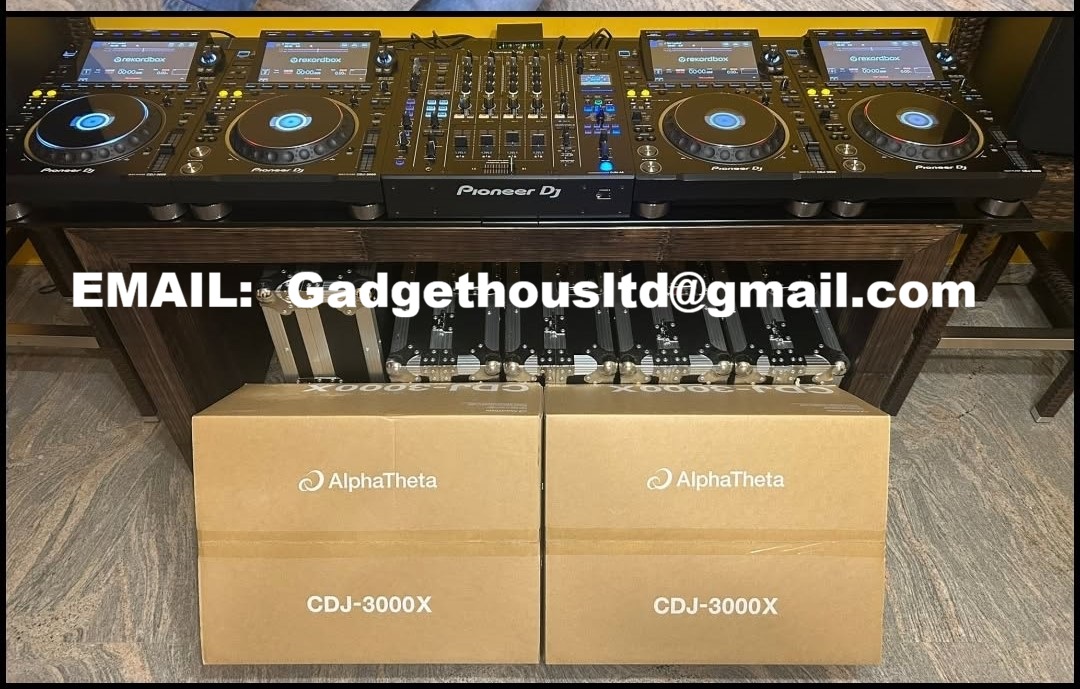 Pioneer DJ OPUS-QUAD, Pioneer DJ XDJ-RX3, Pioneer XDJ-XZ, Pioneer DJ DDJ-FLX10, AlphaTheta XDJ-AZ, AlphaTheta OMNIS-DUO,  AlphaTheta DDJ-GRV6, Pioneer DDJ-1000SRT, Pioneer DJ DDJ-REV7, AlphaTheta CDJ-3000X , Pioneer CDJ-3000, Pioneer DJM-A9