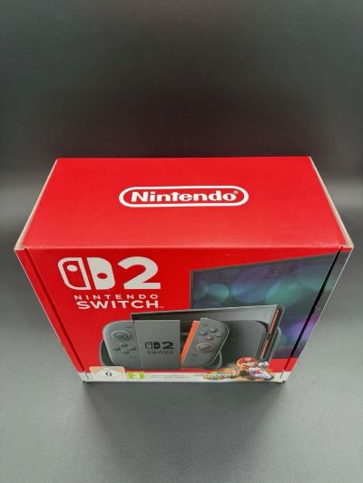 Nintendo Switch 2 – Пакет со домашна конзола и Mario Kart World-Set