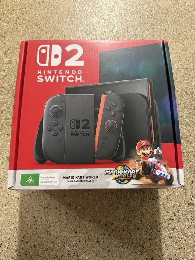 Nintendo Switch 2 – Пакет со домашна конзола и Mario Kart World-Set