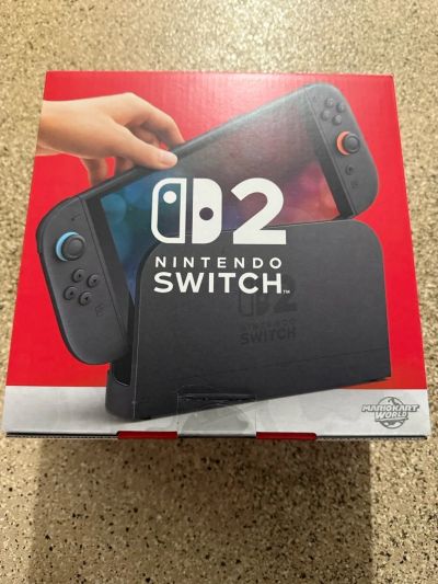 Nintendo Switch 2 – Пакет со домашна конзола и Mario Kart World-Set