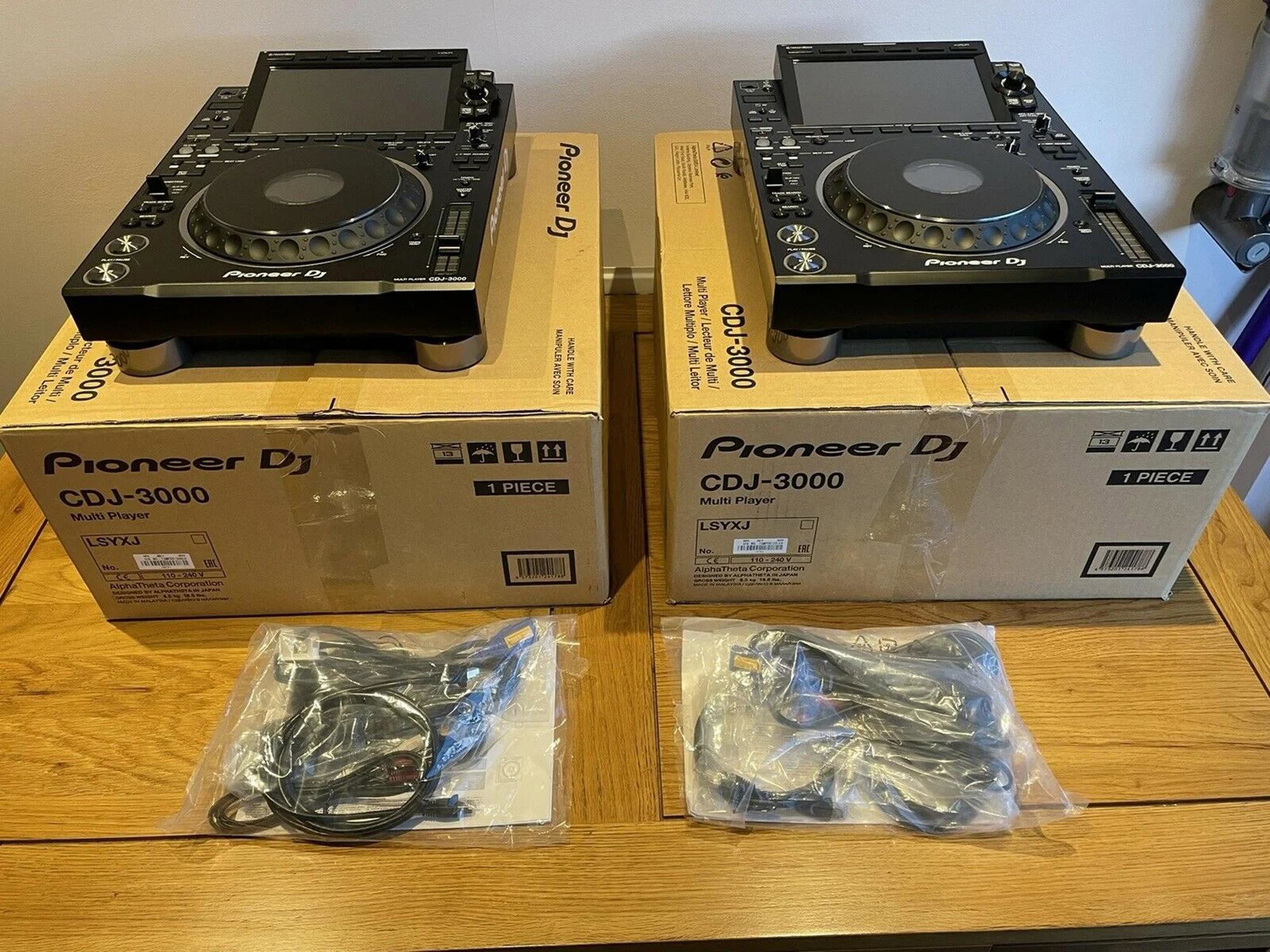 Pioneer DJ OPUS-QUAD, Pioneer DJ XDJ-RX3, Pioneer XDJ-XZ, Pioneer DJ DDJ-FLX10, AlphaTheta XDJ-AZ, AlphaTheta OMNIS-DUO,  AlphaTheta DDJ-GRV6, Pioneer DDJ-1000SRT, Pioneer DJ DDJ-REV7, AlphaTheta CDJ-3000X , Pioneer CDJ-3000, Pioneer DJM-A9