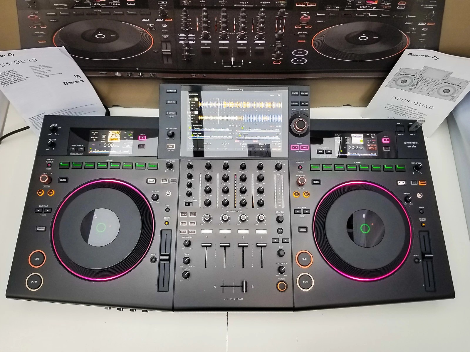 Pioneer DJ OPUS-QUAD, Pioneer DJ XDJ-RX3, Pioneer XDJ-XZ, Pioneer DJ DDJ-FLX10, AlphaTheta XDJ-AZ, AlphaTheta OMNIS-DUO,  AlphaTheta DDJ-GRV6, Pioneer DDJ-1000SRT, Pioneer DJ DDJ-REV7, AlphaTheta CDJ-3000X , Pioneer CDJ-3000, Pioneer DJM-A9